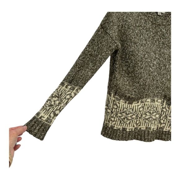 Urban Outfitters Ecote Heather Green Pullover Knit Sweater Front Pockets Women S - Picture 7 of 12